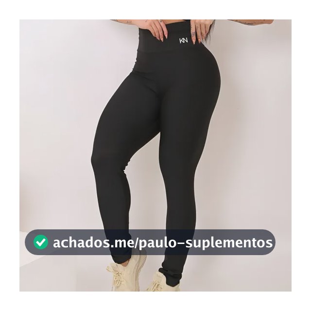 Calça Legging Fitness Zero Transparência Cintura Alta Koenig