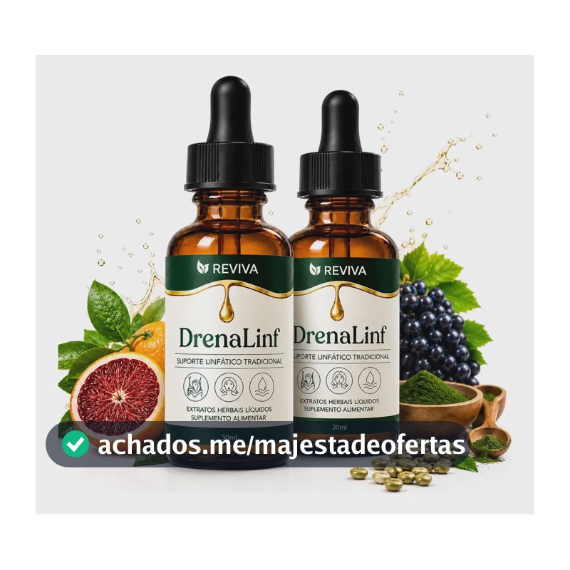 2 Drenalinf 30 Ml  Fórmula Importada | Envio Full Suplemento Para Drenagem Linfática