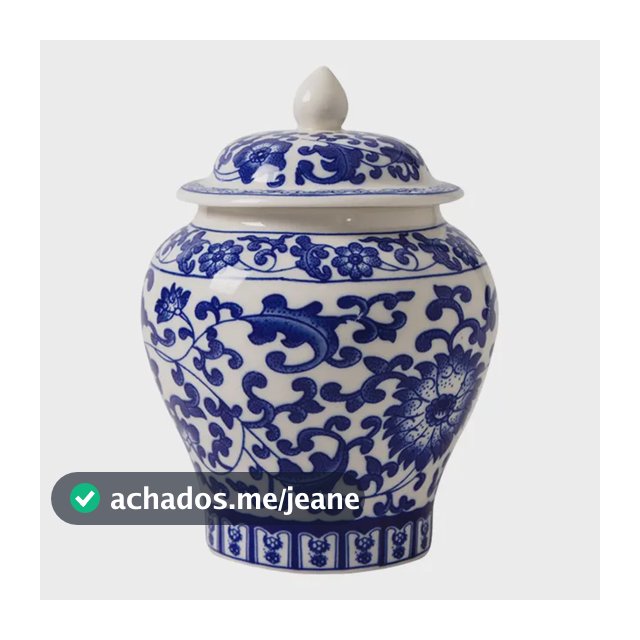 Vaso De Cerâmica Em Formato De Jarro De Gengibre Com Tampa,