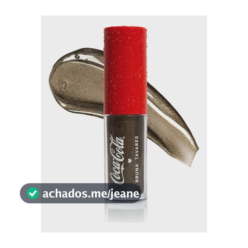 Gloss Sérum Bt Coca Cola - Cor Black Bubbles - Bruna Tavares Black Bubbles