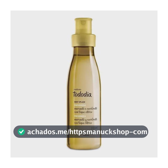 Natura Colonia Macadamia Tododia 200ml Body Splash