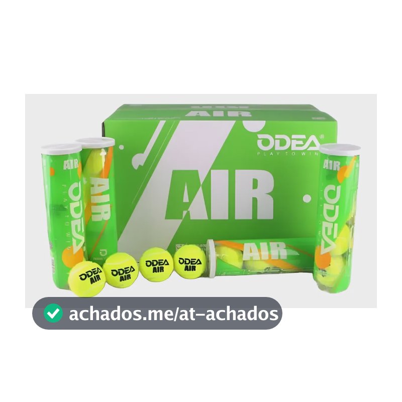 Caixa De Bolas De Tênis Odea Air - (24x4) Caixa Com 96 Bolas Amarelo