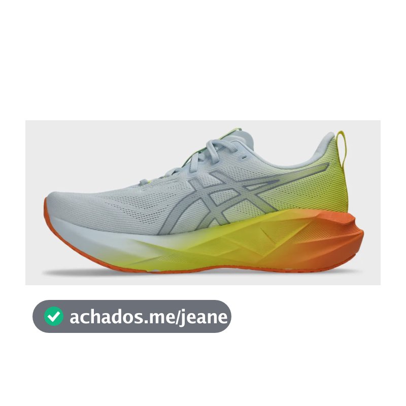 Tênis Asics Novablast 5 - Masculino - Azul/amarelo Azul 44 Br