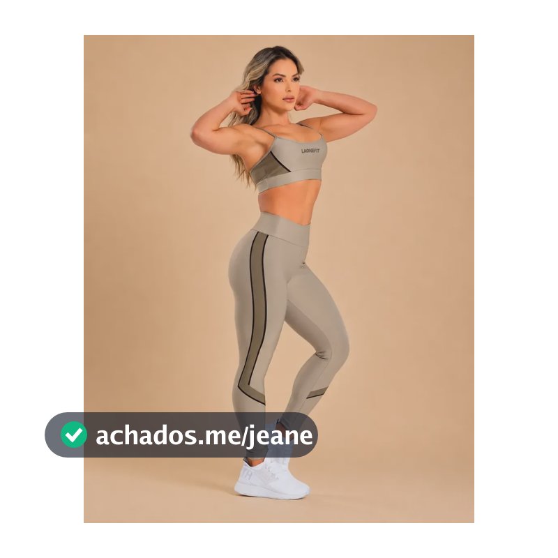 Conjunto Fitness Feminino Calça E Top - Laonefit Forte Conjunto Estampado G