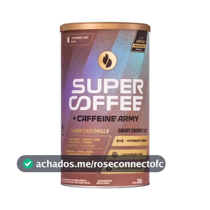 Supercoffee 3.0 380g Super Coffee Caffeine Army Sabor Choconilla