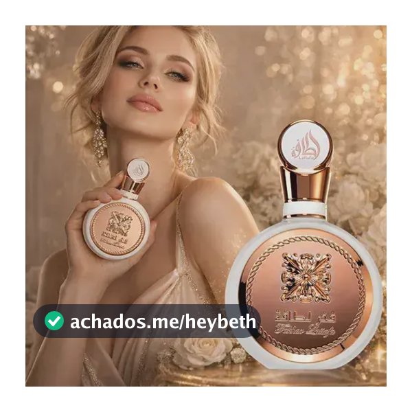 Perfume Árabe Fakhar Rose Lattafa Sereia Feminino 100ml Eau De Parfum