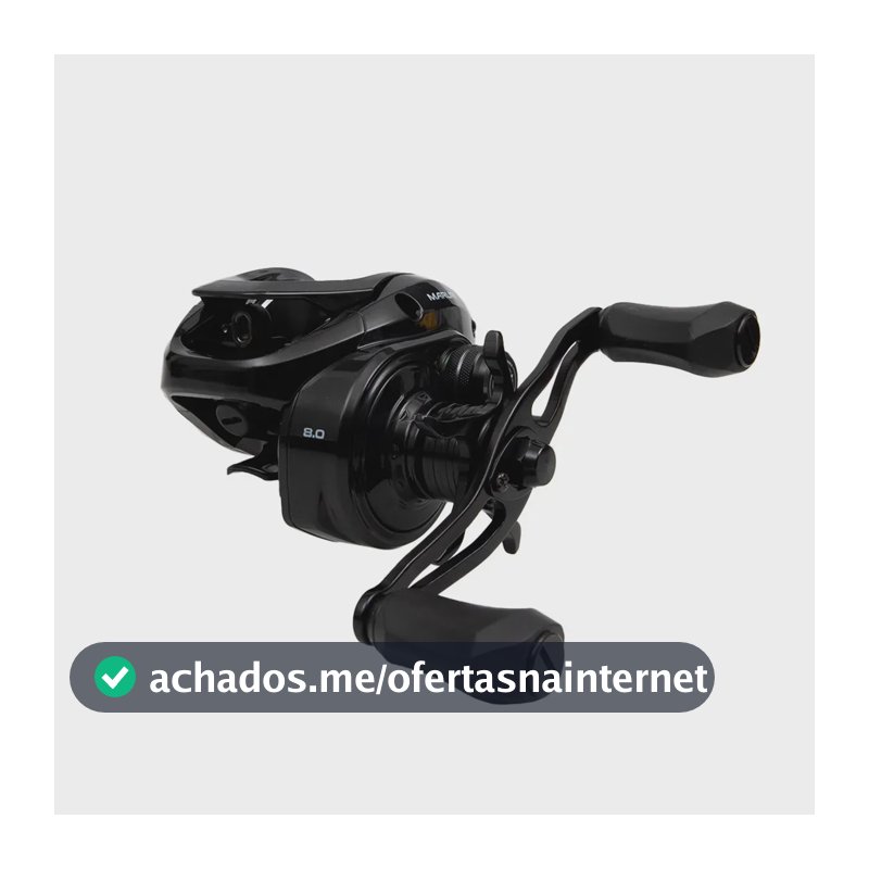 Carretilha De Pesca Black Tamba Pro Staff Bg 12 Rolamentos Esquerda - Maruri