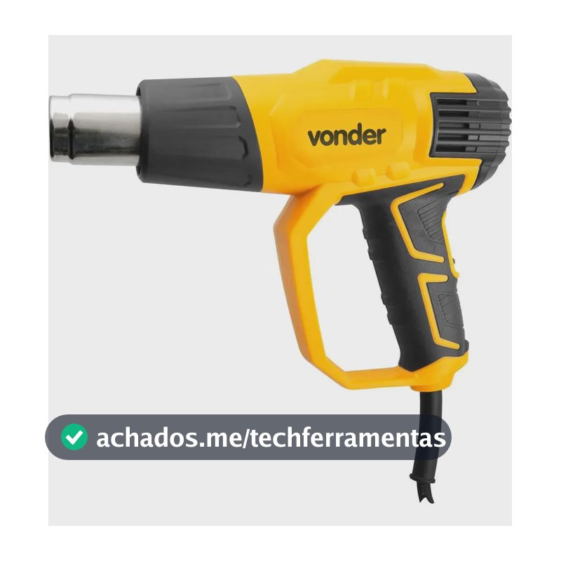 Soprador Térmico 1500W Profissional 2 Temperaturas + 4 Bocais