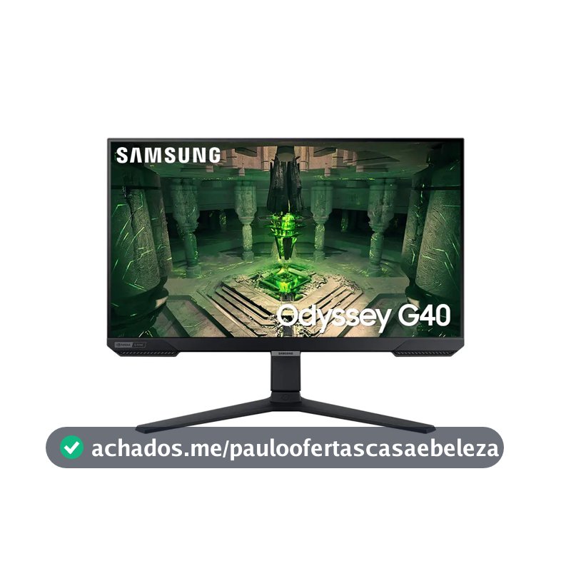 Monitor Gamer Samsung Odyssey G40 27 , 240 Hz, 1ms, Ajuste De Altura, Gsync, Freesync,hdmi, Dp, Fhd, Preto