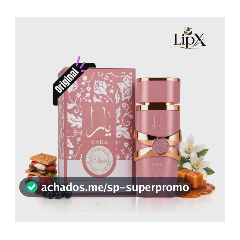 Perfume Arabe Yara Elixir Feminino Eau De Parfum 100ml Lipx