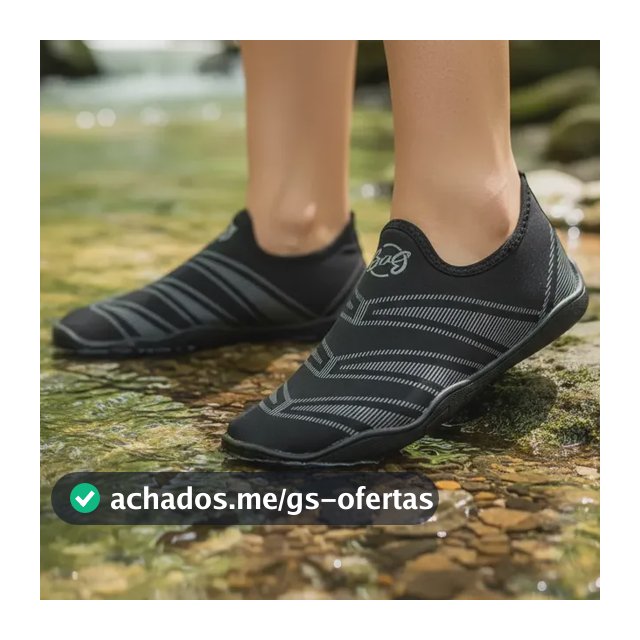 Tenis Aquático Antiderrapante Neoprene Branquinha Magazine