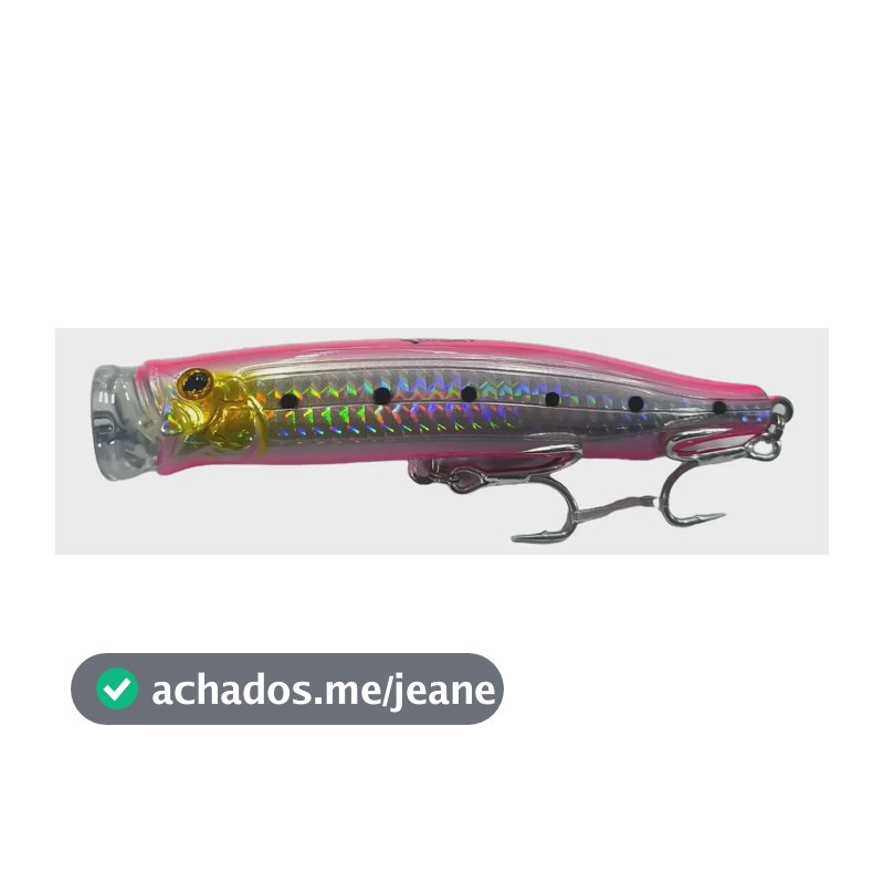 Isca Artificial Capitão Hook Feed Popper 120f-30g-12cm Ch13 Glow