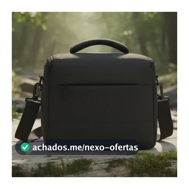 Mochila Case Câmera Dslr Profissional Transversal Sandora Preto