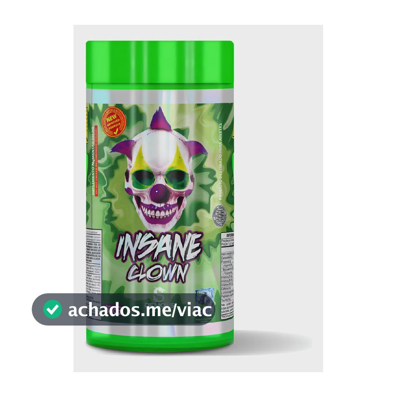 Suplemento em pó Demons Lab Beta alanina Pré Treino Insane Clown 350g Demons sabor Blueberry x 350g
