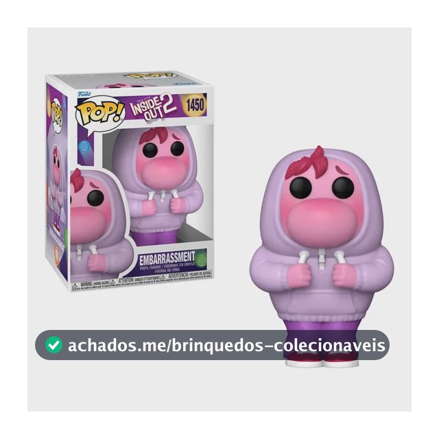 Boneco Funko Pop Disney Divertidamente 2 - Vergonha #1450
