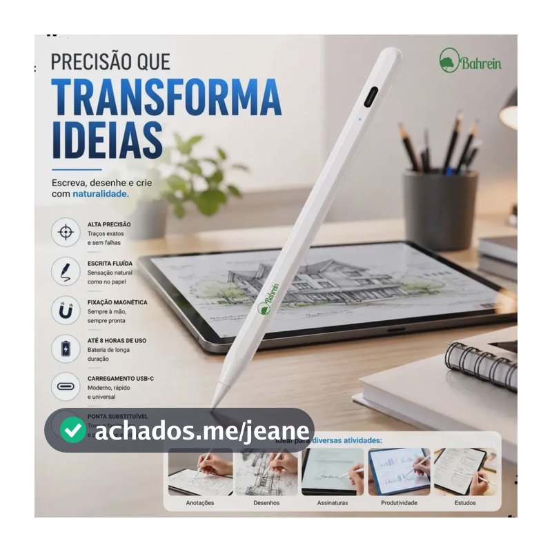 Caneta Stylus Universal Alta Precisão Para Tablet Positivo Android Ios Caneta Touch Ponta Fina Universal Celular, Tablet, Notebook, Ipads E Iphones, Proporcionando Uma Precisão Bahrein