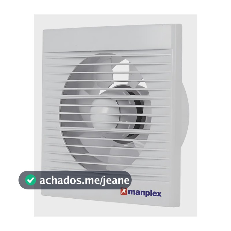 Exaustor Banheiro Bivolt 100mm Branco
