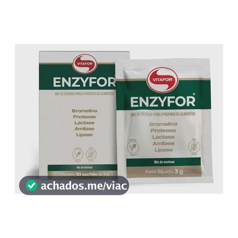 Enzyfor Vitafor Sachês 30 Unidades Sem Sabor