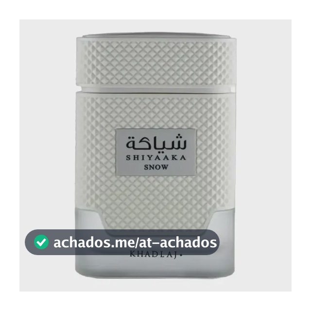 Perfume Árabe Khadlaj Shyaaka Snow Edp 100ml