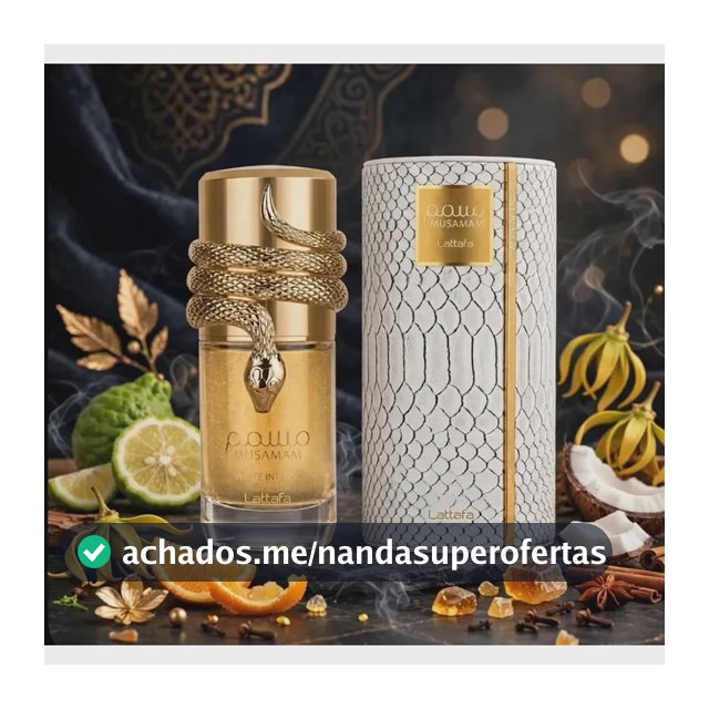 Lattafa Musamam White Intense Feminino 100ml Eau de Parfum