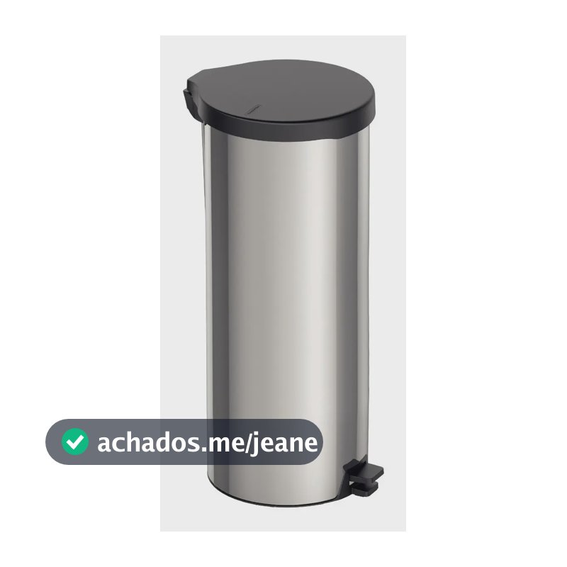Lixeira Tramontina 30L com Pedal New Aço Inox 94538/730
