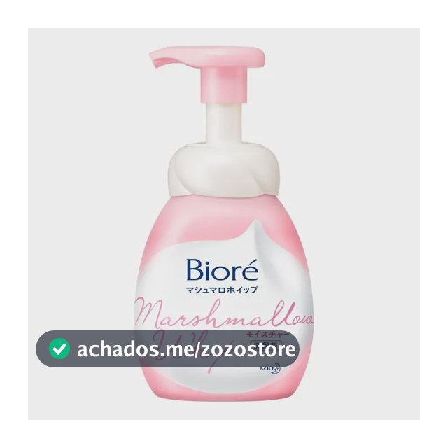 Sabonete Facial em Espuma Bioré Marshmallow Whip para Todos os Tipos de Pele