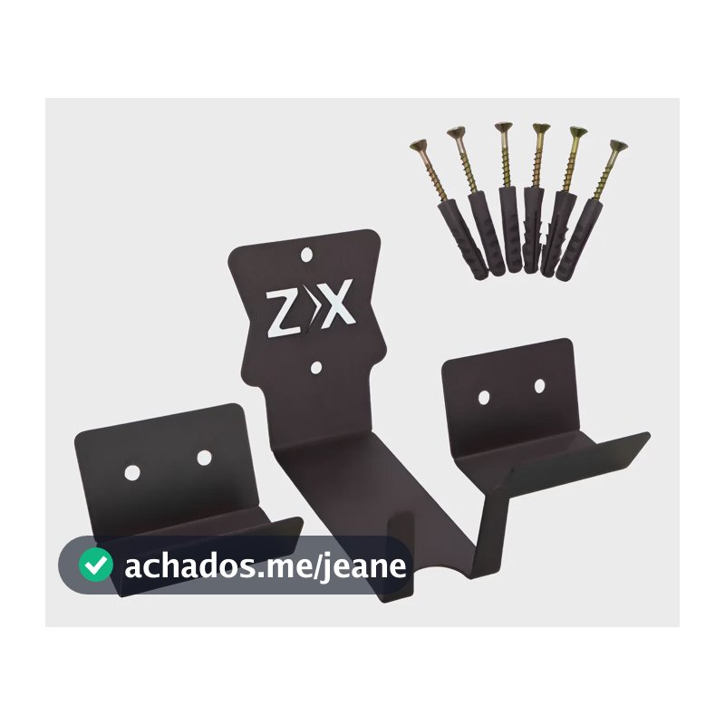 Suporte De Parede Para Bicicleta Zx-bike Horizontal Preto
