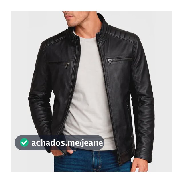 Jaqueta De Couro Masculino Slim Inverno Frio Sem Capuz Preto Xgg Liso