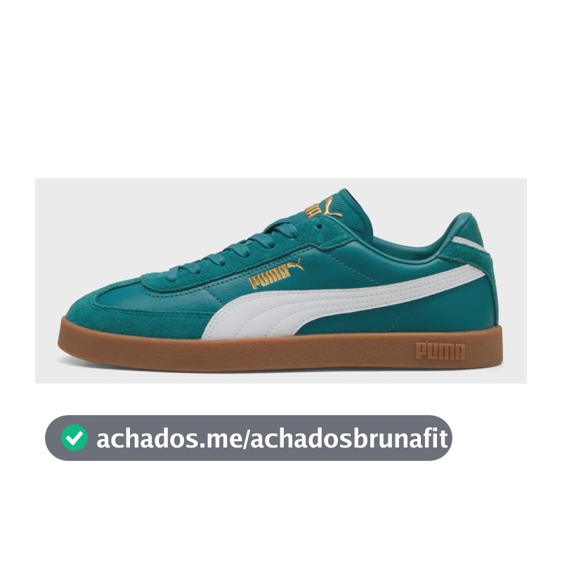 Tênis Casual Feminino Club Il Era Puma Verde Liso 40 Br