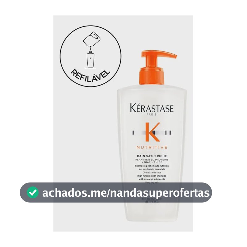 Shampoo Kérastase Bain Nutritive Satin Riche 500ml