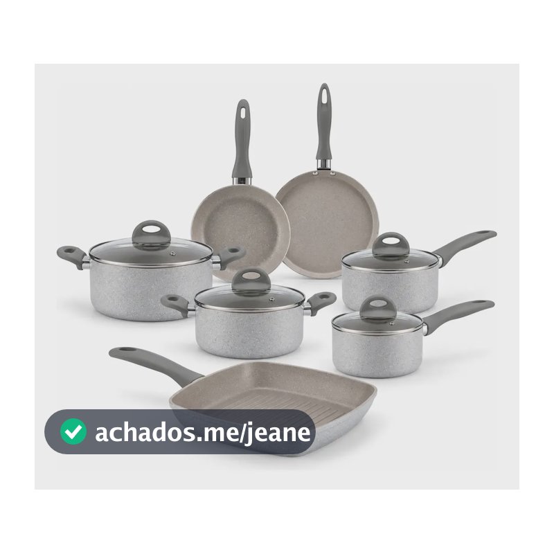 Jogo De Panelas Brinox 7 Peças Para Fogões De Indução Bege