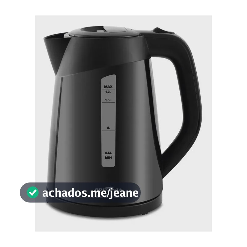 Chaleira Elétrica Bch06p 1,7 Litros Preta Britânia 220v Preto
