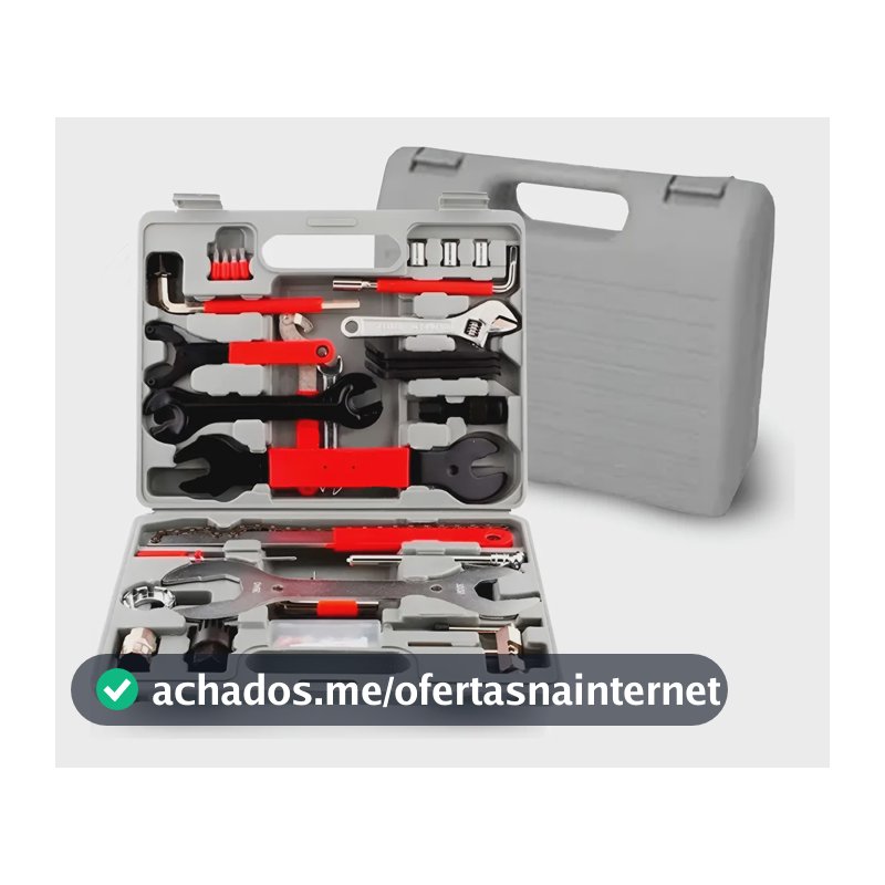 Kit Ferramenta Bike Maleta Completa Profissional C/44 Peças
