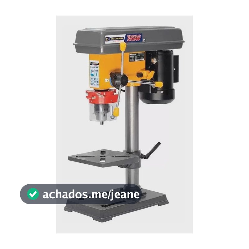Furadeira de Bancada Chiaperini Ch Fb16 500W 9 Velocidades