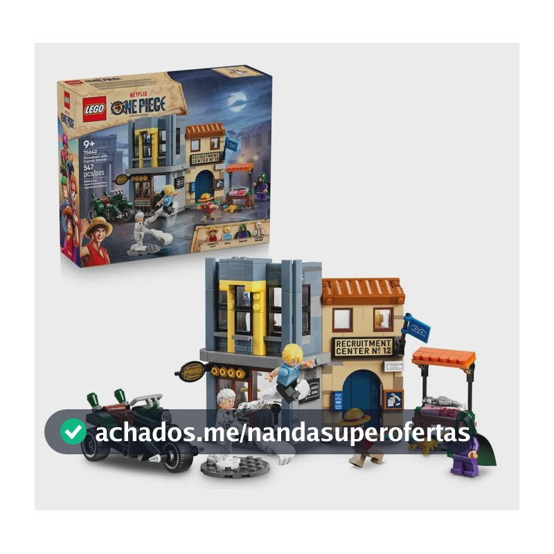 LEGO ONE PIECE Confronto com o Capitão Smoker 75642; Brinquedo de construção para meninos, meninas e fãs da série; Presente para crianças; 9+