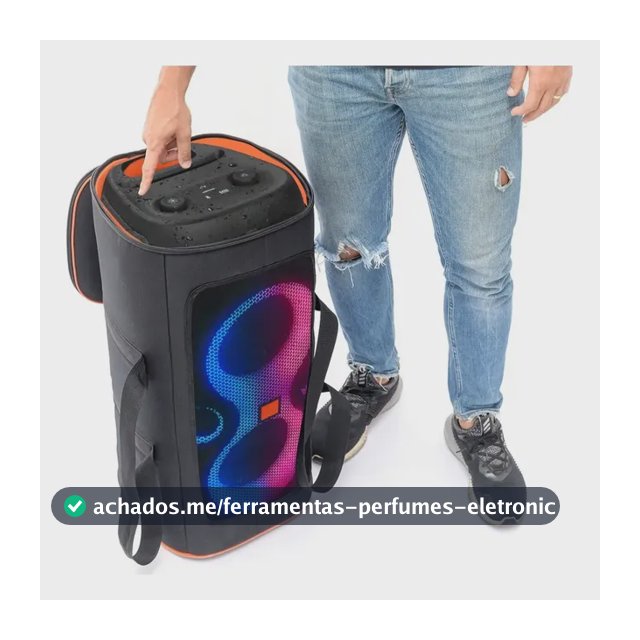 Case Bolsa Jbl Partybox 110/120 Laranja Abertura Frontal Laranja