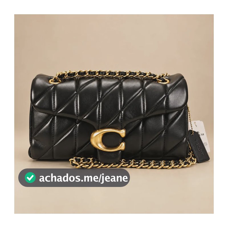 Bolsa Coach Tabby 26 Shoulder With Quilting - Preto - Cp150 Preto