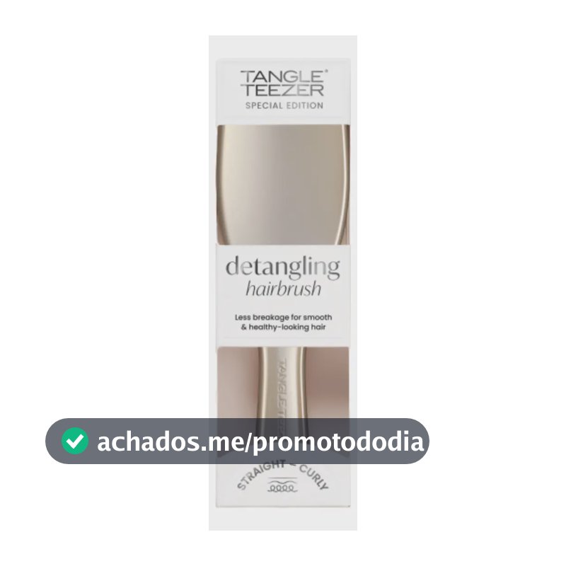 Escova de Cabelo Ultimate Detangler Chrome Neo Gold Tangle Teezer