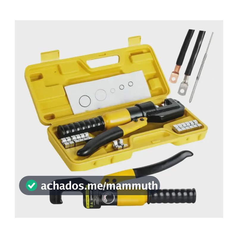 Alicate Crimpador Hidráulico Prensa Crimpa Terminal 4 A 70mm,Alicate Hidráulico para Crimpagem de Terminais 4 mm a 70 mm Com Maleta e Matrizes,Produtos de alta qualidade e estoque abundante