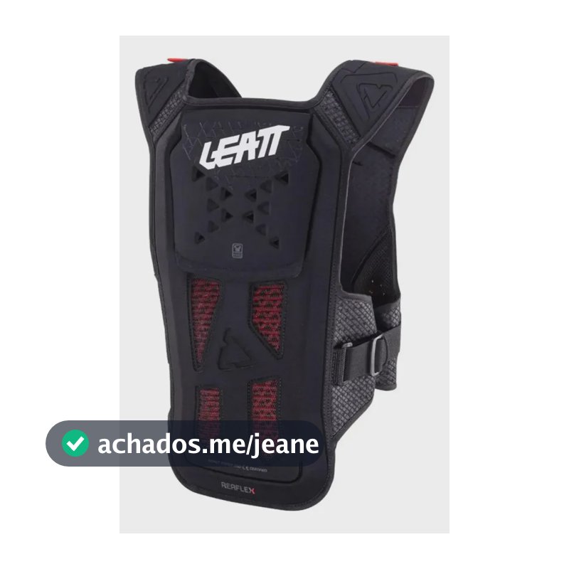 Colete Motocross Leatt Reaflex Trilha Off Road Preto P/m