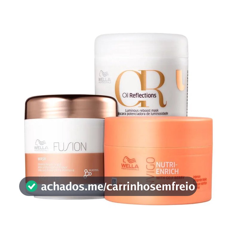 Kit Cronograma Capilar Fios Perfeitos 150ml - Wella