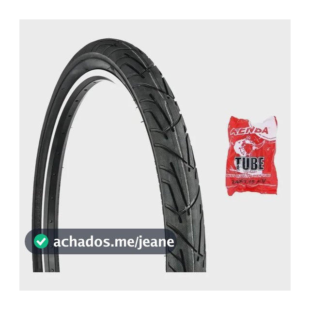 Pneu Bike Levorin Praieiro Aro 26x1.95 Urbano Balão + Câmara Cor Preto