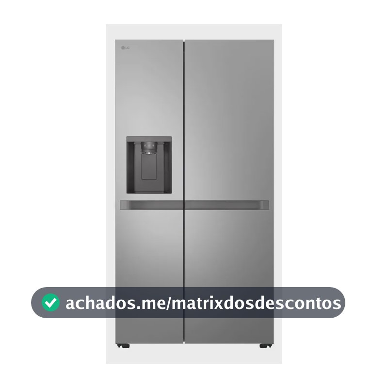 Geladeira LG Side By Side Gc-l267klq 638l Inox Look Inox Bivolt
