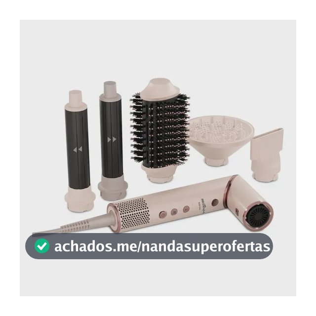 Secador De Cabelos Bsd15a Rosa Com Rosê