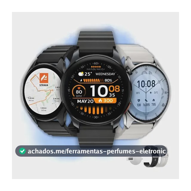 Relógio Smartwatch Haylou Watch 4s Tela Amoled De 1.43 Gps