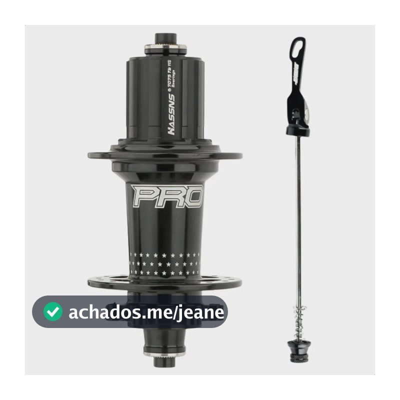 Cubo Traseiro K7 Hassns Pro 7 Rolamento 32f Hg Barulhento Preto