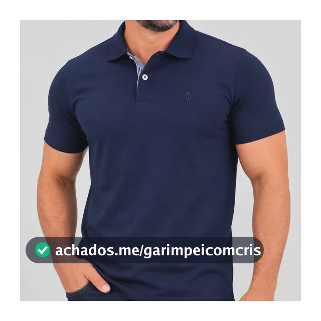 Camisa Gola Polo Masculina Algodão Premium P Ao Plus Size
