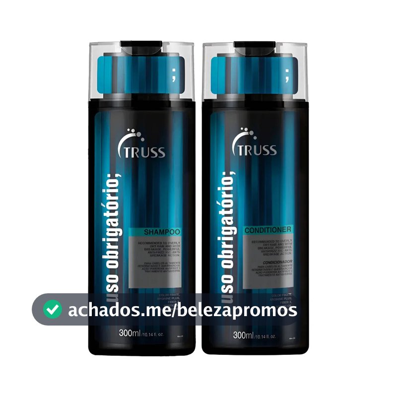 Kit Truss Uso Obrigatório; Shampoo + Condicionador 300ml