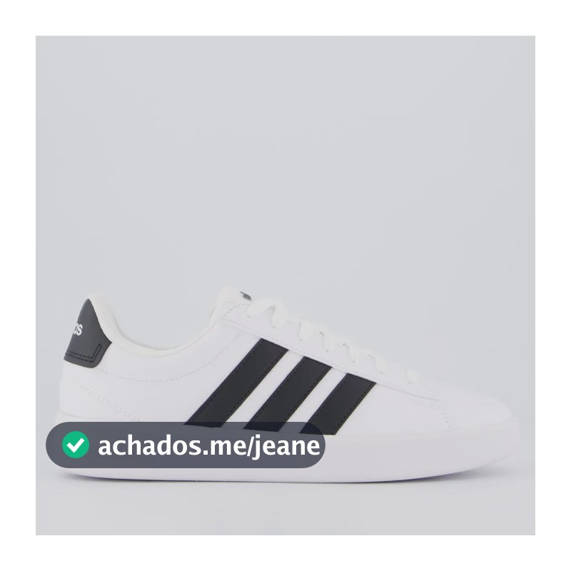 Tênis adidas Grand Court 3.0 Feminino Branco Branco - 36,0 Br