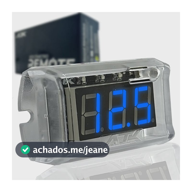 Voltímetro Sequenciador Digital Transparente Lançamento Ajk